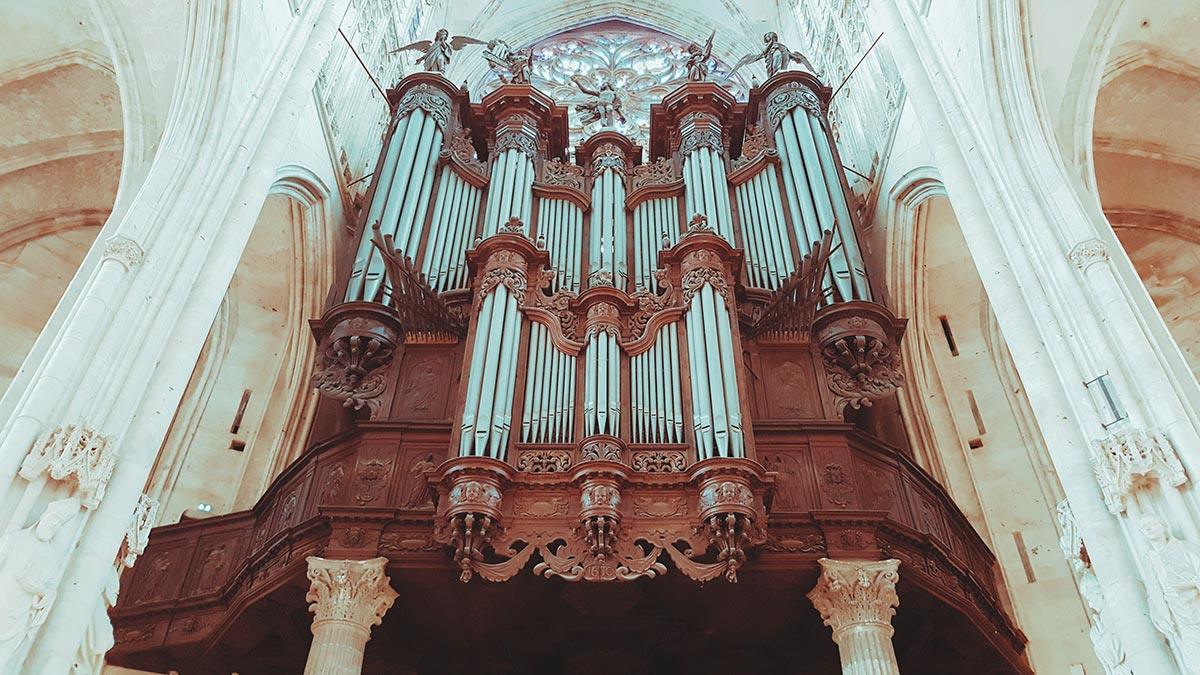 Photo de l'orgue Cavaillé-Coll de l'Abbatiale Saint-Ouen